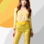 V Neck Drop Shoulder Top